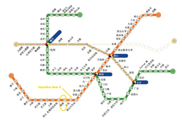 [韓國] 釜山生日之旅。DAY1 南浦站 – 樂天百貨 / 光復路商店街