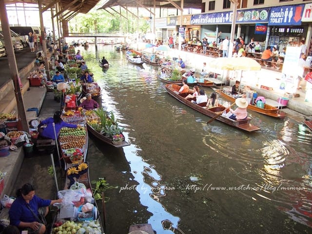 [泰國] 曼谷華欣泰享受之旅。超熱門的丹能莎朵水上市場Damnern Saduak Floating Market