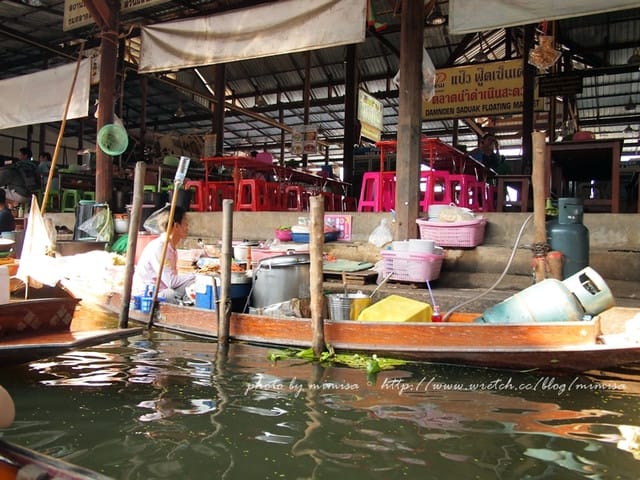 [泰國] 曼谷華欣泰享受之旅。超熱門的丹能莎朵水上市場Damnern Saduak Floating Market