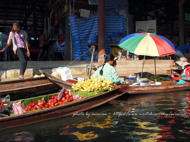 [泰國] 曼谷華欣泰享受之旅。超熱門的丹能莎朵水上市場Damnern Saduak Floating Market