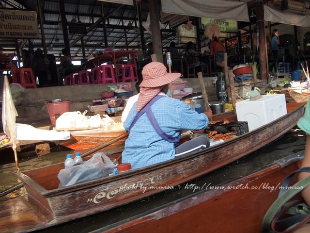 [泰國] 曼谷華欣泰享受之旅。超熱門的丹能莎朵水上市場Damnern Saduak Floating Market