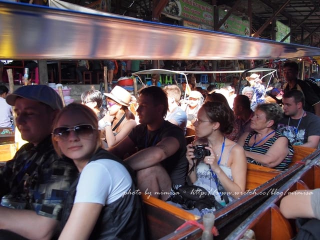 [泰國] 曼谷華欣泰享受之旅。超熱門的丹能莎朵水上市場Damnern Saduak Floating Market