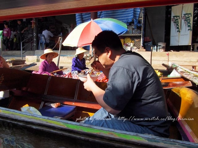 [泰國] 曼谷華欣泰享受之旅。超熱門的丹能莎朵水上市場Damnern Saduak Floating Market