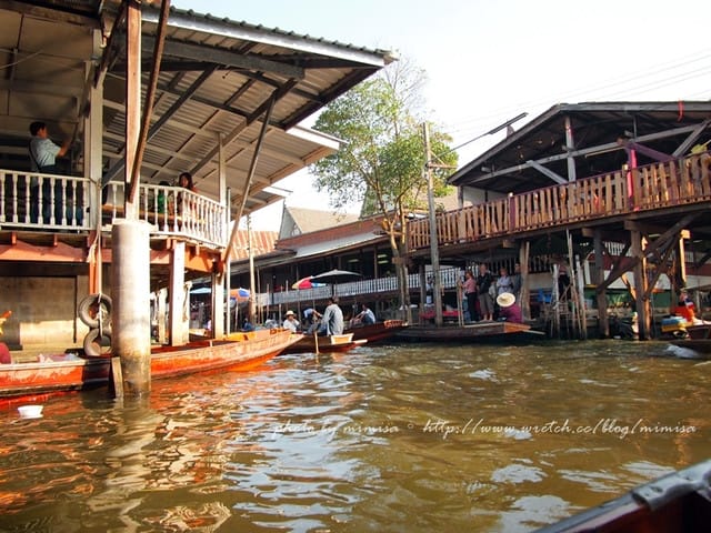 [泰國] 曼谷華欣泰享受之旅。超熱門的丹能莎朵水上市場Damnern Saduak Floating Market