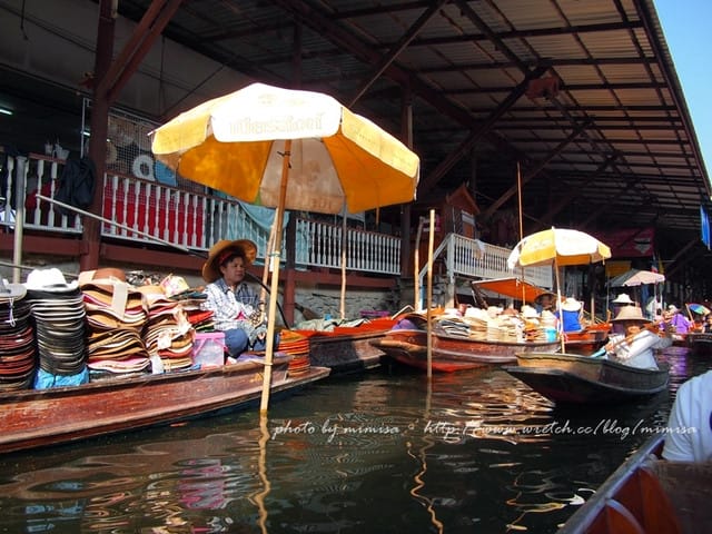 [泰國] 曼谷華欣泰享受之旅。超熱門的丹能莎朵水上市場Damnern Saduak Floating Market