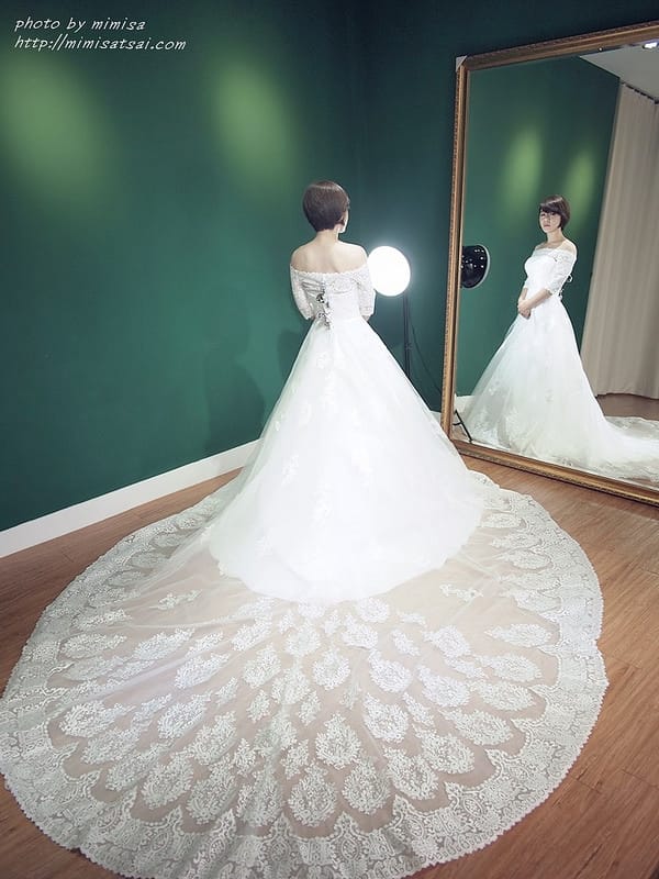 [婚紗] 新竹 番紅花婚紗工作室。絕對可以找到超美的婚紗禮服