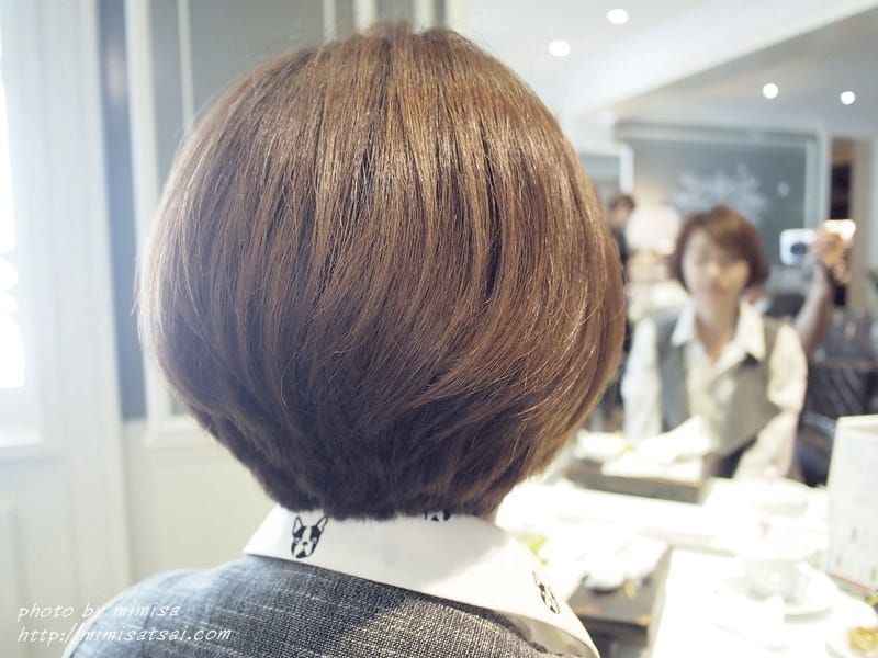 [髮型] 台北中山 BON BON HAIR。結構式護髮俐落短髮