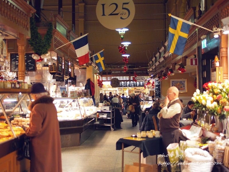 [北歐] 夢幻童話故事的蜜月自助行。瑞典斯德哥爾摩Hötorget、Hötorgshallen Saluhall和Östermalms Saluhall