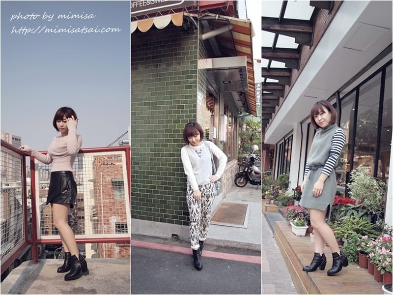 [鞋子] DAF 鉚釘帥氣短靴。近期陪我到處跑跳的一雙好靴