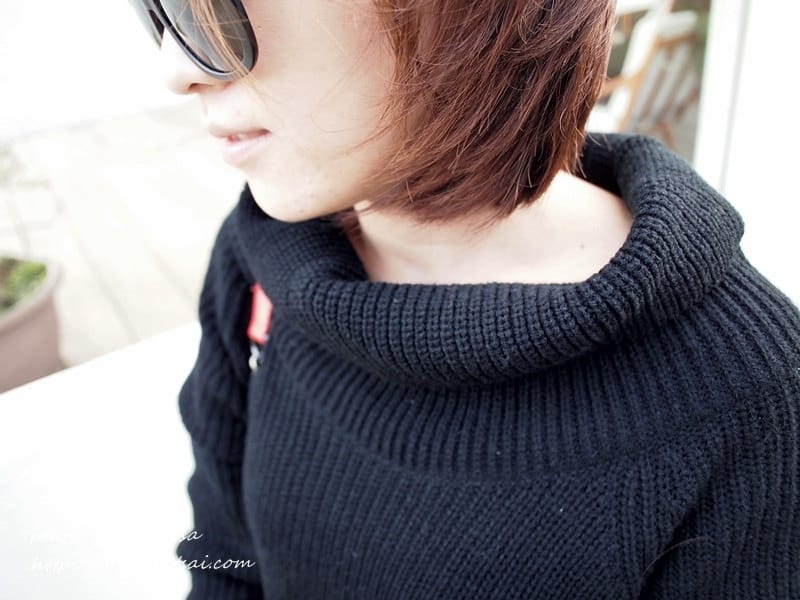 [分享] FE’CHA 露肩傘狀毛衣、短版襯衫、條紋T-shirt