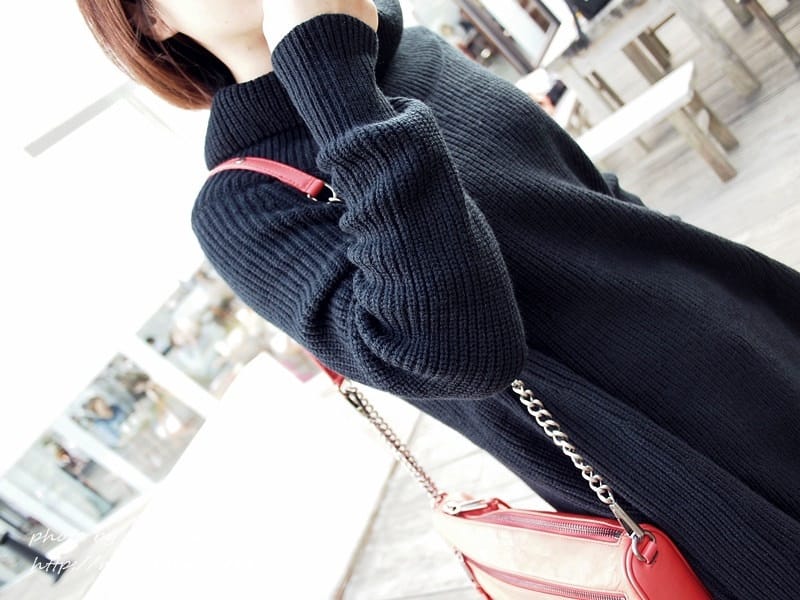 [分享] FE’CHA 露肩傘狀毛衣、短版襯衫、條紋T-shirt