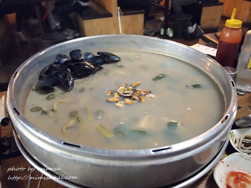 [韓國] 到釜山必吃的餐廳-淑家貝殼蒸鍋 숙이네 조개전골