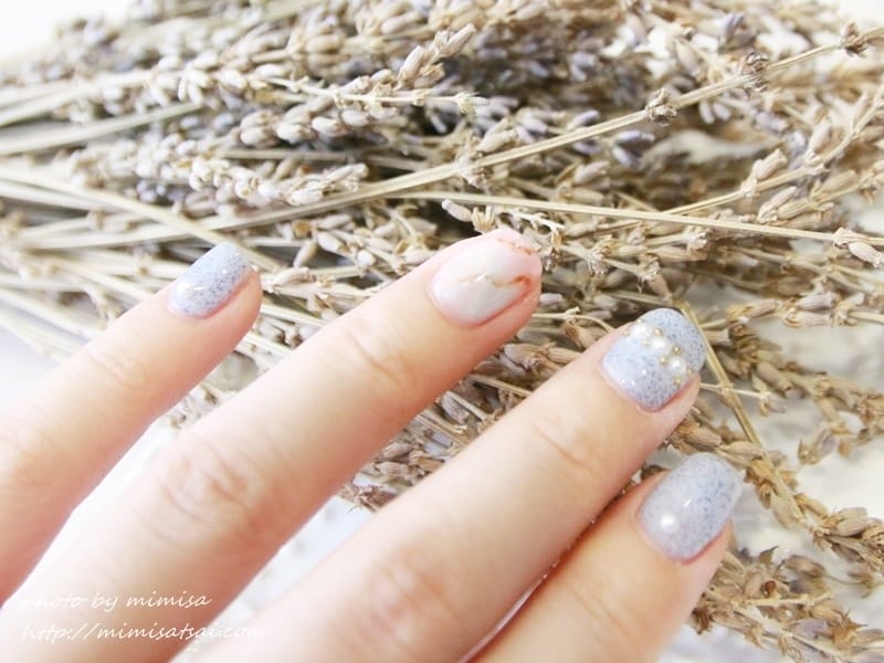 [光療] 沁涼海洋風光療指甲。新竹粉粉美甲工作室