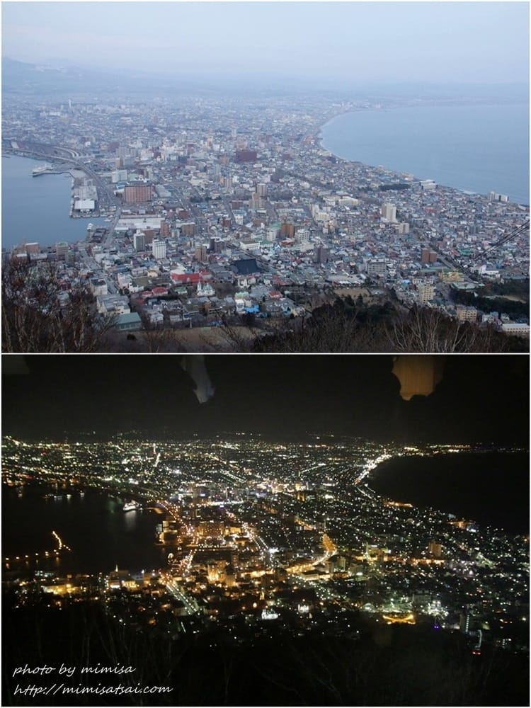 [日本] 北海道函館金森倉庫、函館山夜景、小丑漢堡