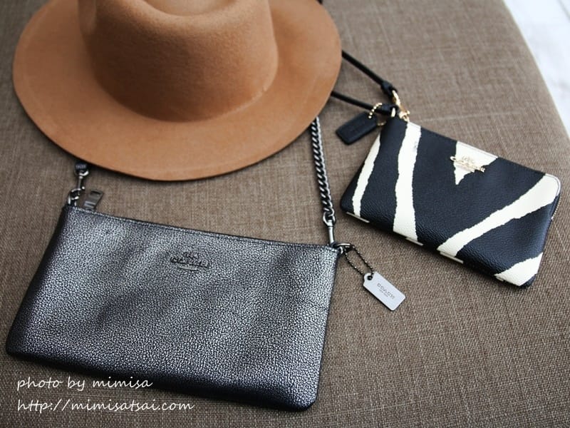 [包包] Coach 皮夾、手拿包、斜背包。年終對自己的小犒賞