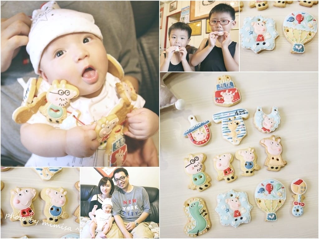 [BABY] 賴虎底迪滿4個月來收涎趴囉!!!日光和煦收涎/生日/婚禮餅乾