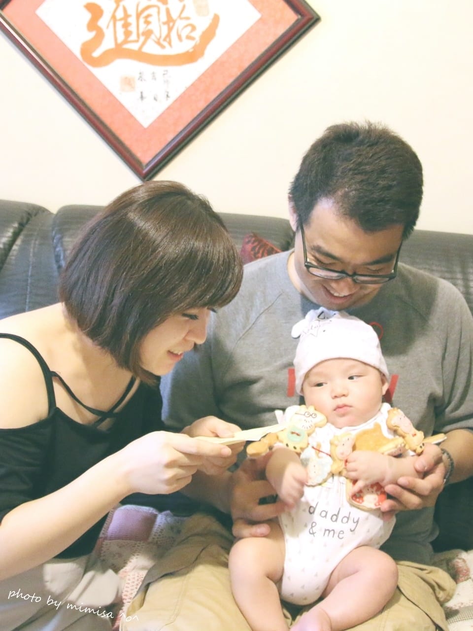 [BABY] 賴虎底迪滿4個月來收涎趴囉!!!日光和煦收涎/生日/婚禮餅乾