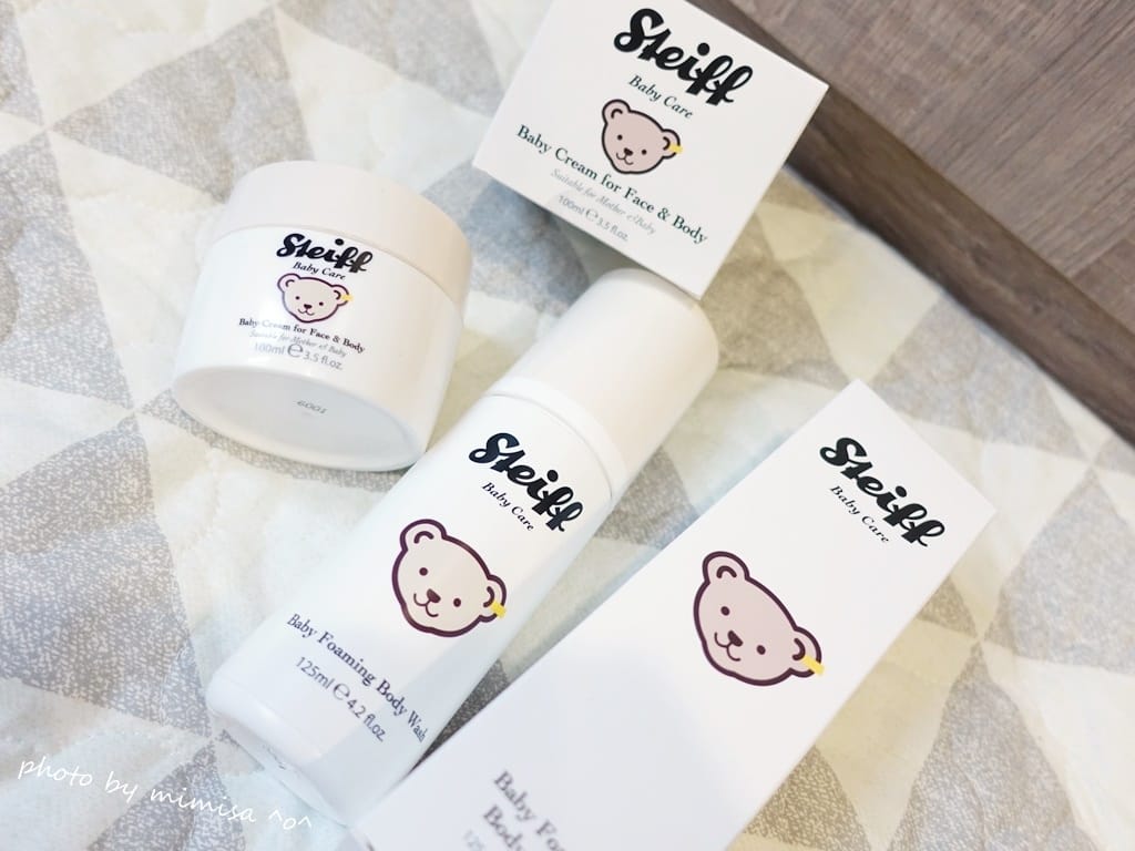 [BABY] Steiff泡泡洗、營養霜。讓媽咪寶寶都愛的沐浴護膚品