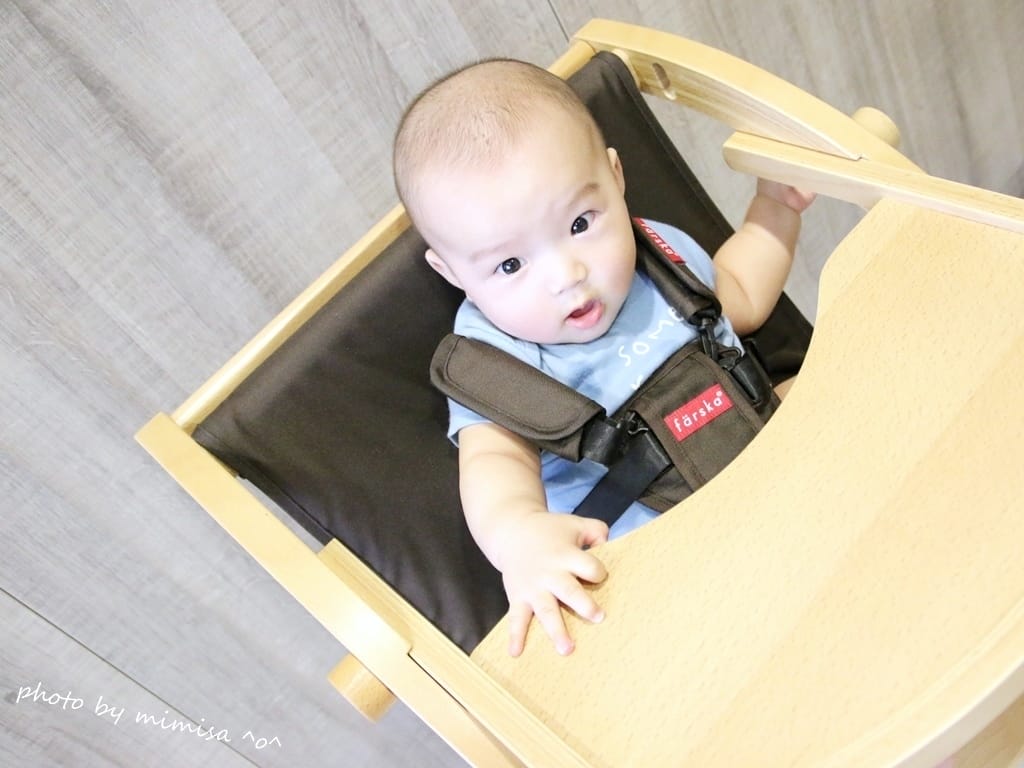 [BABY] 日本farska實木陪伴成長椅。是寶貝的搖椅/餐椅，也是讓居家空間更美的一張椅子