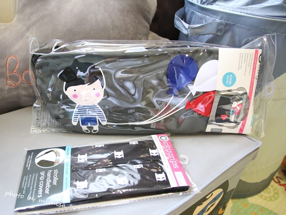 [BABY] 來自美國兼具時尚又實用的CHOOPIE推車配件。Citygrips推車把手套&Citybucket推車置物袋