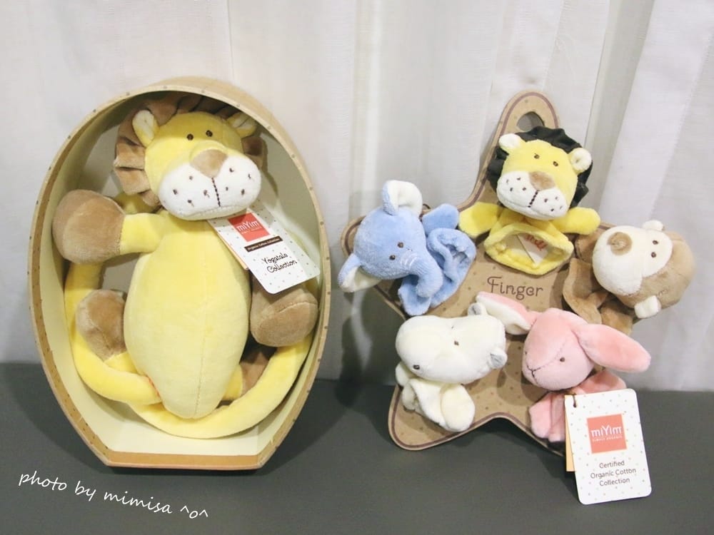 [BABY] miYim有機棉安撫玩具 瑜珈娃娃&動物手指玩偶。讓媽咪安心寶寶開心的優質安撫玩具