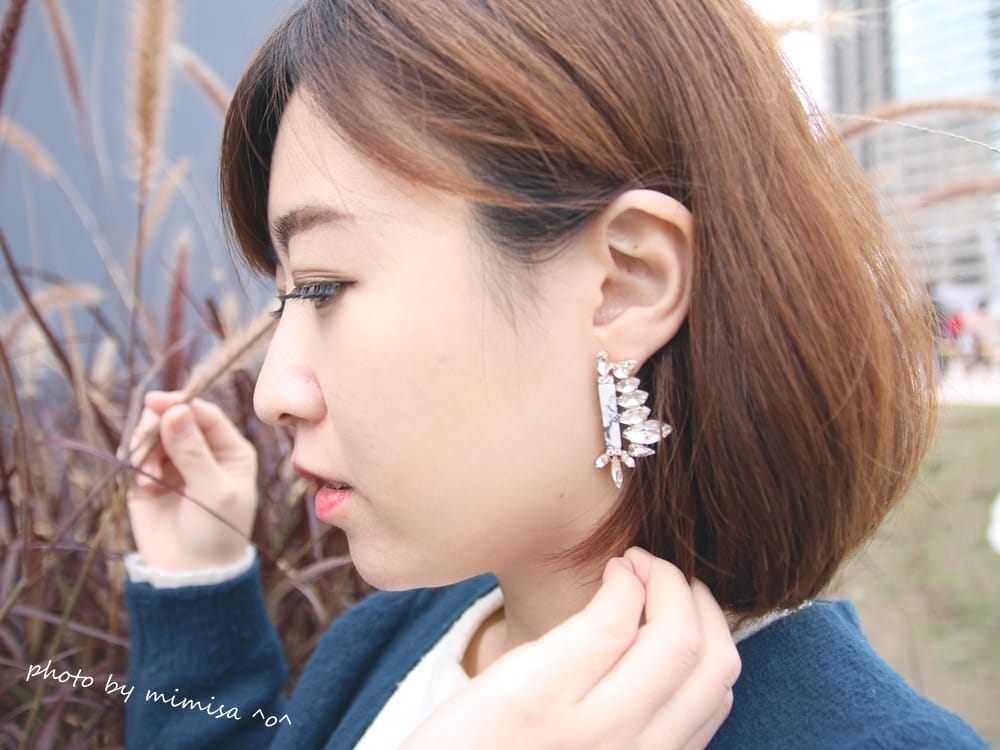 [飾品] 洛杉磯 NICOLE MENG 耳環。讓耳朵成為閃亮亮的主角
