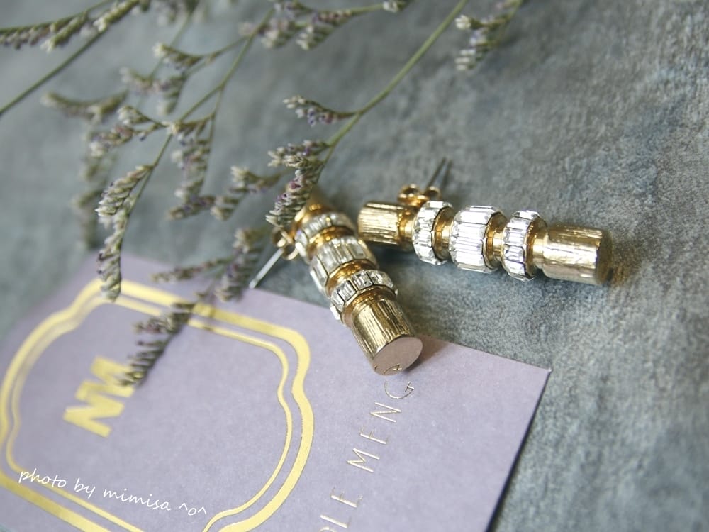 [飾品] 洛杉磯 NICOLE MENG 耳環。讓耳朵成為閃亮亮的主角