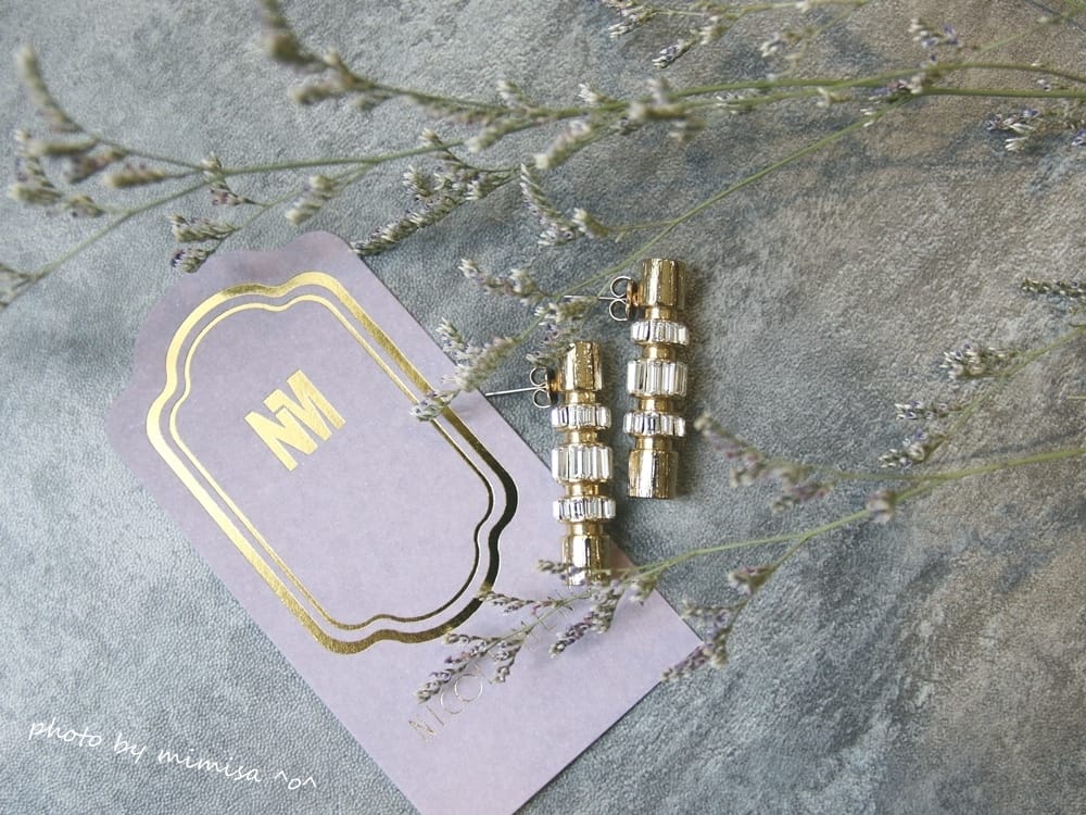 [飾品] 洛杉磯 NICOLE MENG 耳環。讓耳朵成為閃亮亮的主角