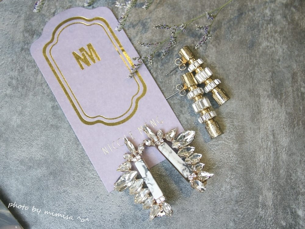 [飾品] 洛杉磯 NICOLE MENG 耳環。讓耳朵成為閃亮亮的主角