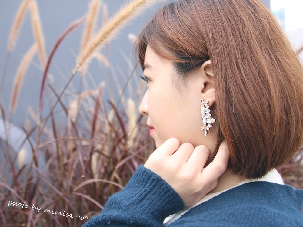 [飾品] 洛杉磯 NICOLE MENG 耳環。讓耳朵成為閃亮亮的主角