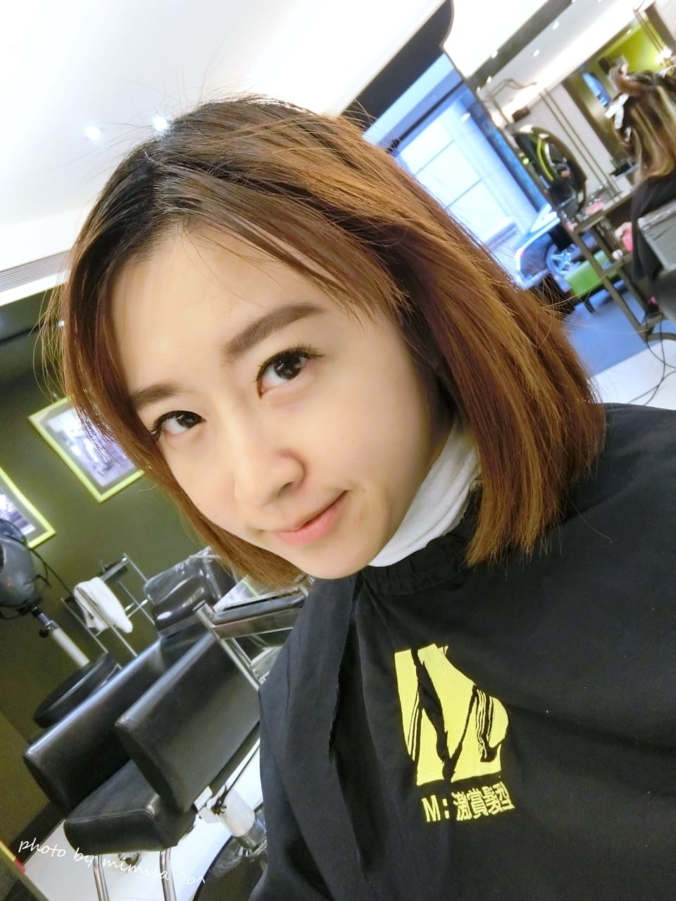 [髮型] 台北東區激賞髮型。一次就愛上的CPF離子護和霧感藍綠色調的染髮