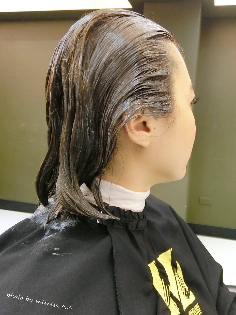 [髮型] 台北東區激賞髮型。一次就愛上的CPF離子護和霧感藍綠色調的染髮