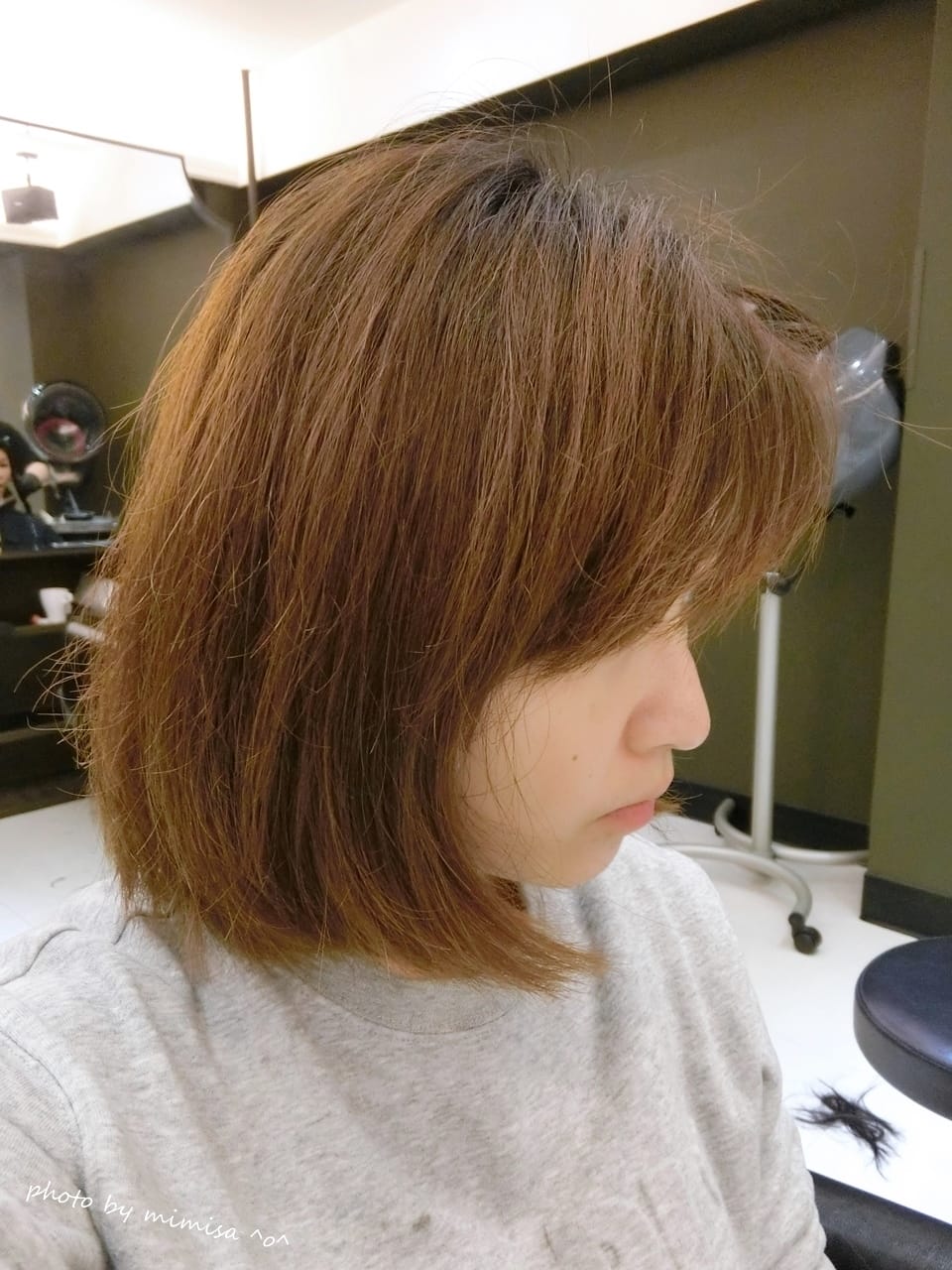 [髮型] 台北東區激賞髮型。一次就愛上的CPF離子護和霧感藍綠色調的染髮