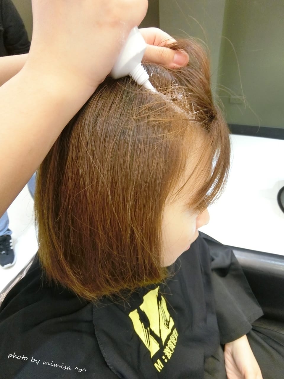 [髮型] 台北東區激賞髮型。一次就愛上的CPF離子護和霧感藍綠色調的染髮