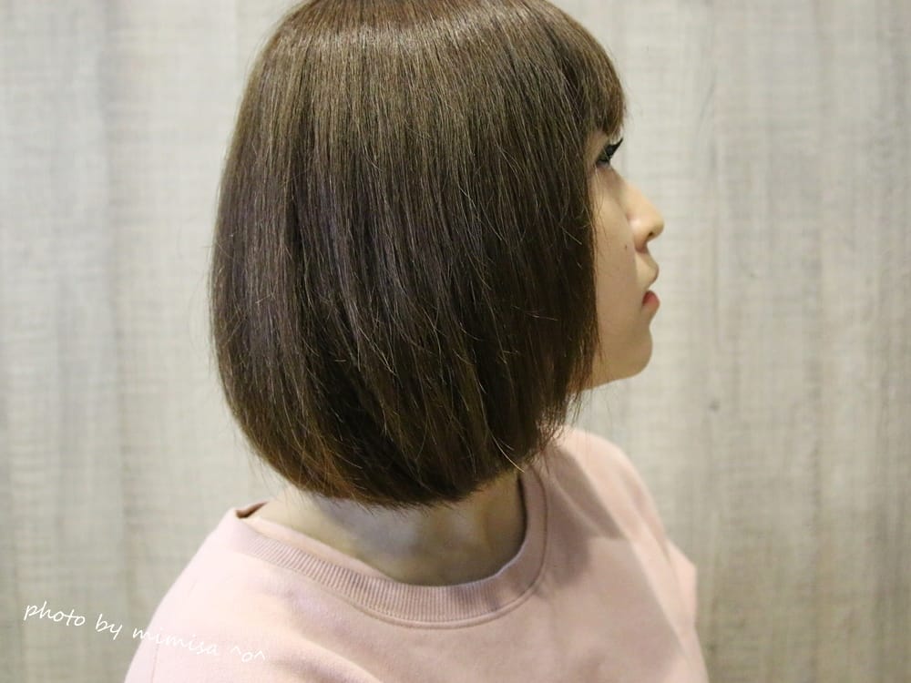 [髮型] 台北東區激賞髮型。一次就愛上的CPF離子護和霧感藍綠色調的染髮