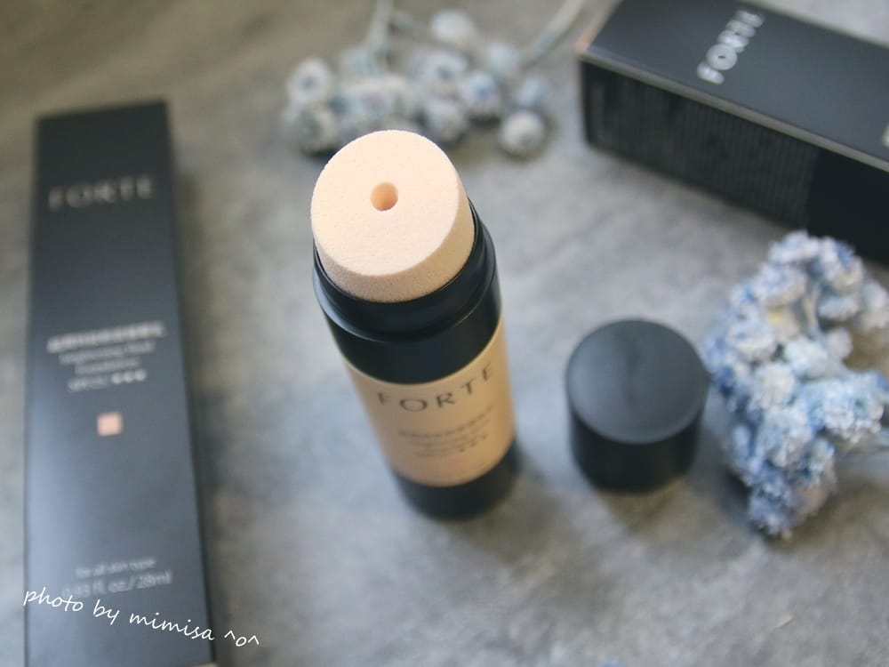 [化妝品] FORTE超潤持妝粉底精華乳。讓我擁有美麗臉龐