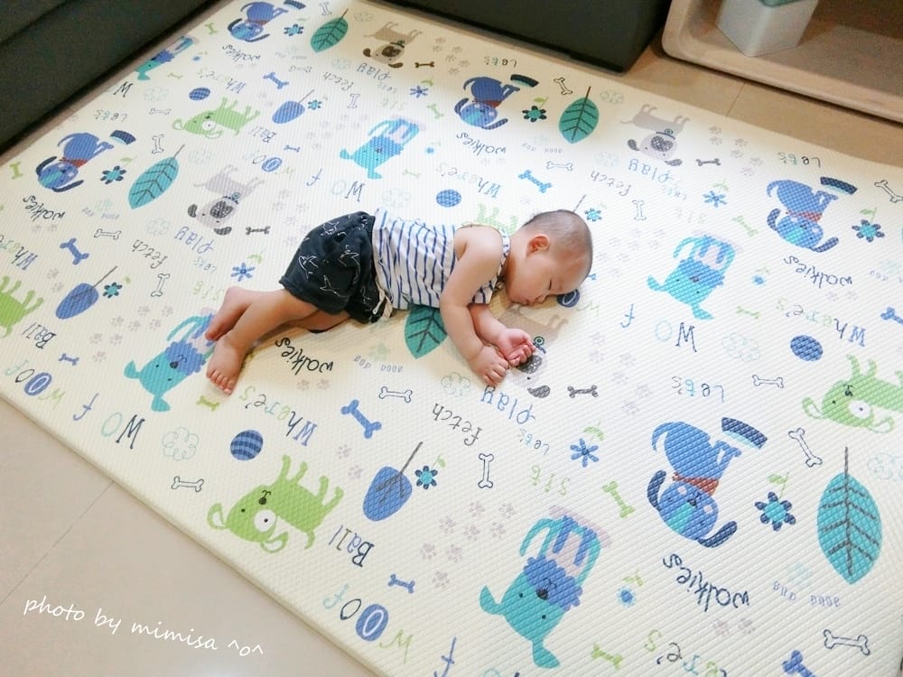 [BABY] 韓國BAMATE頑皮狗狗遊戲地墊。讓Huhu最愛賴在地上玩耍的好夥伴!!!
