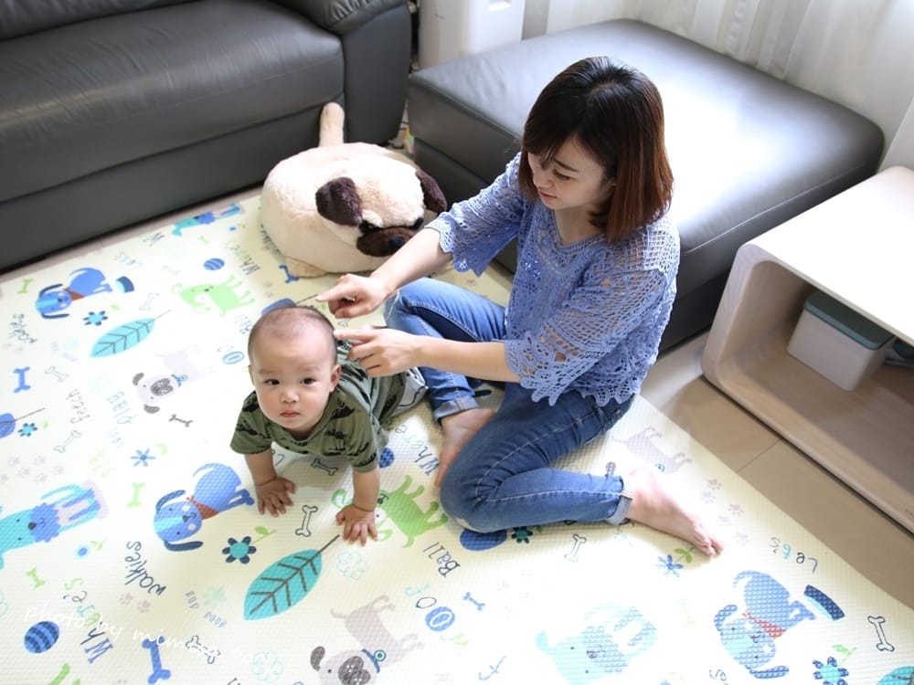 [BABY] 韓國BAMATE頑皮狗狗遊戲地墊。讓Huhu最愛賴在地上玩耍的好夥伴!!!