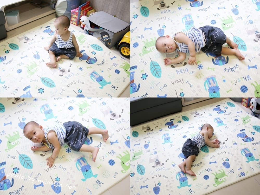 [BABY] 韓國BAMATE頑皮狗狗遊戲地墊。讓Huhu最愛賴在地上玩耍的好夥伴!!!