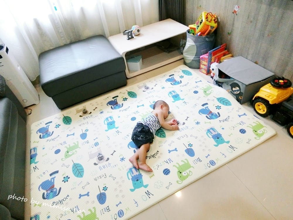 [BABY] 韓國BAMATE頑皮狗狗遊戲地墊。讓Huhu最愛賴在地上玩耍的好夥伴!!!
