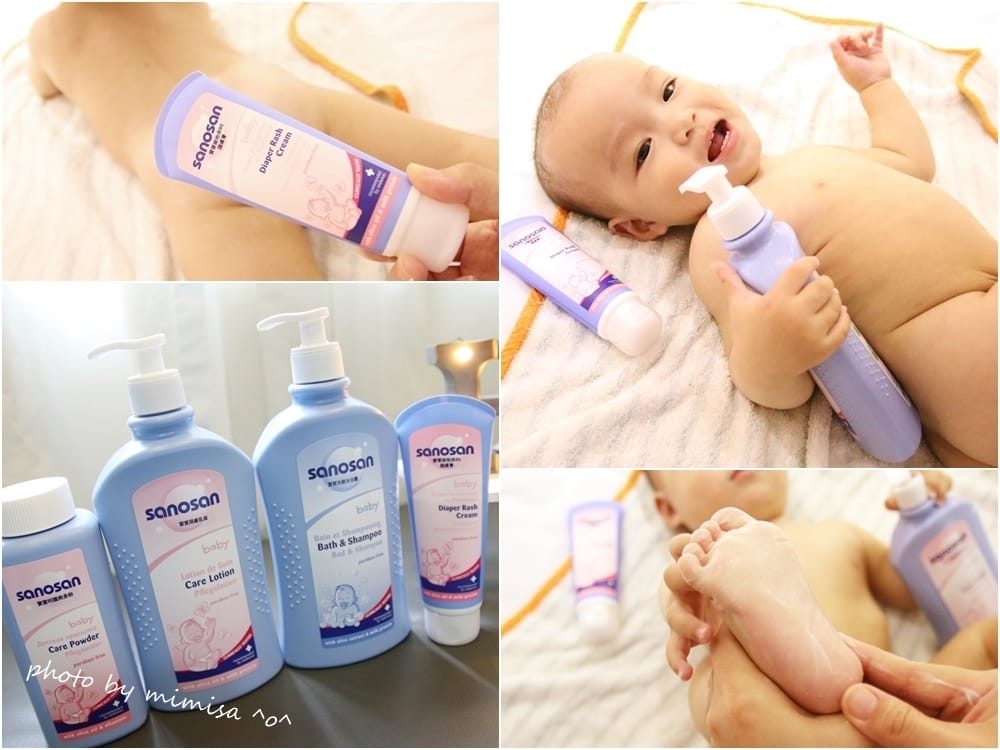 [BABY] 珊諾sanosan沐浴清潔&肌膚保養。Huhu的Q嫩肌膚就安心的交給他!!!