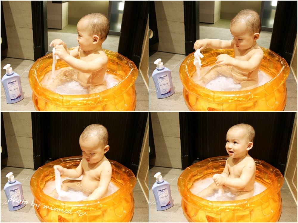[BABY] 珊諾sanosan沐浴清潔&肌膚保養。Huhu的Q嫩肌膚就安心的交給他!!!