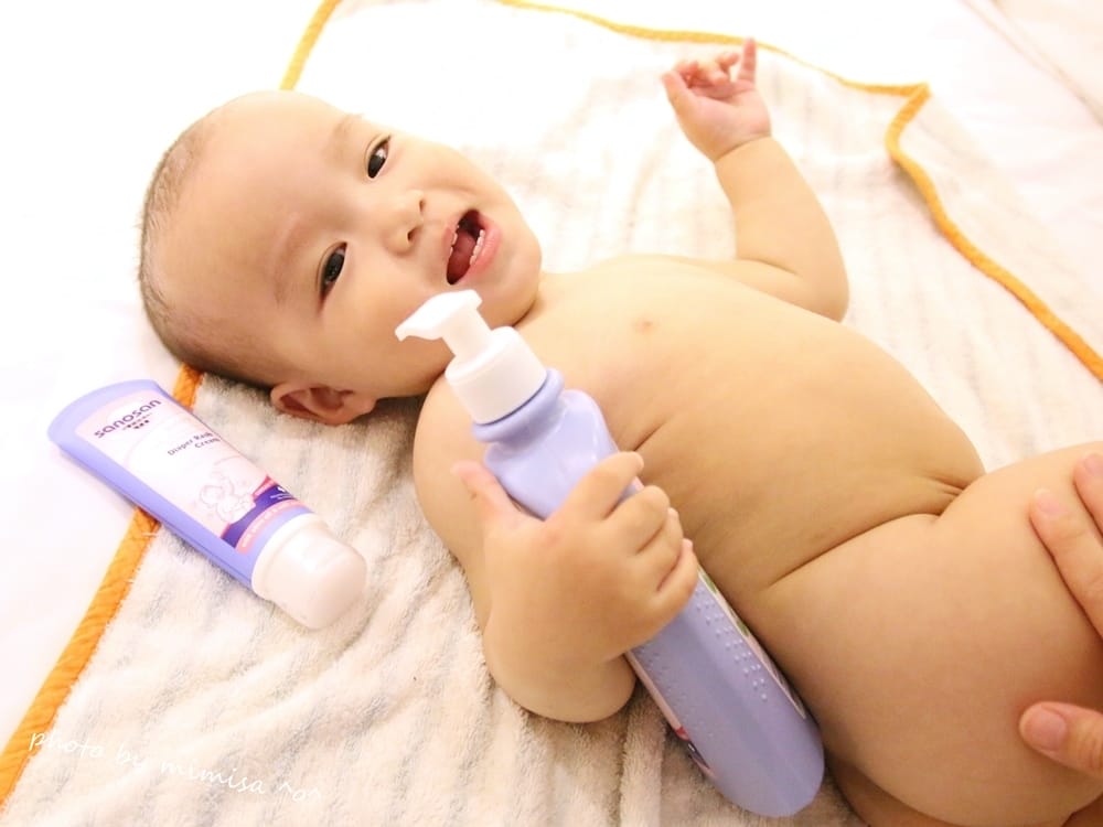 [BABY] 珊諾sanosan沐浴清潔&肌膚保養。Huhu的Q嫩肌膚就安心的交給他!!!