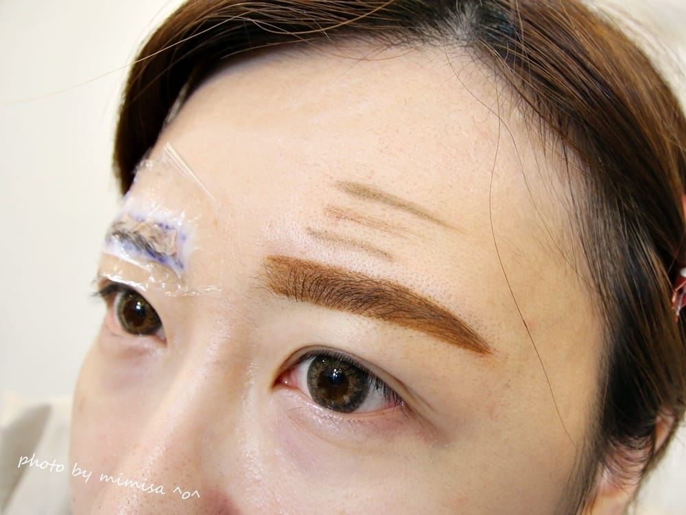 [眉毛] 新竹Ginny Studio 半永久眉毛 霧眉。我終於天天都有彩妝師幫我畫的眉毛了!!!