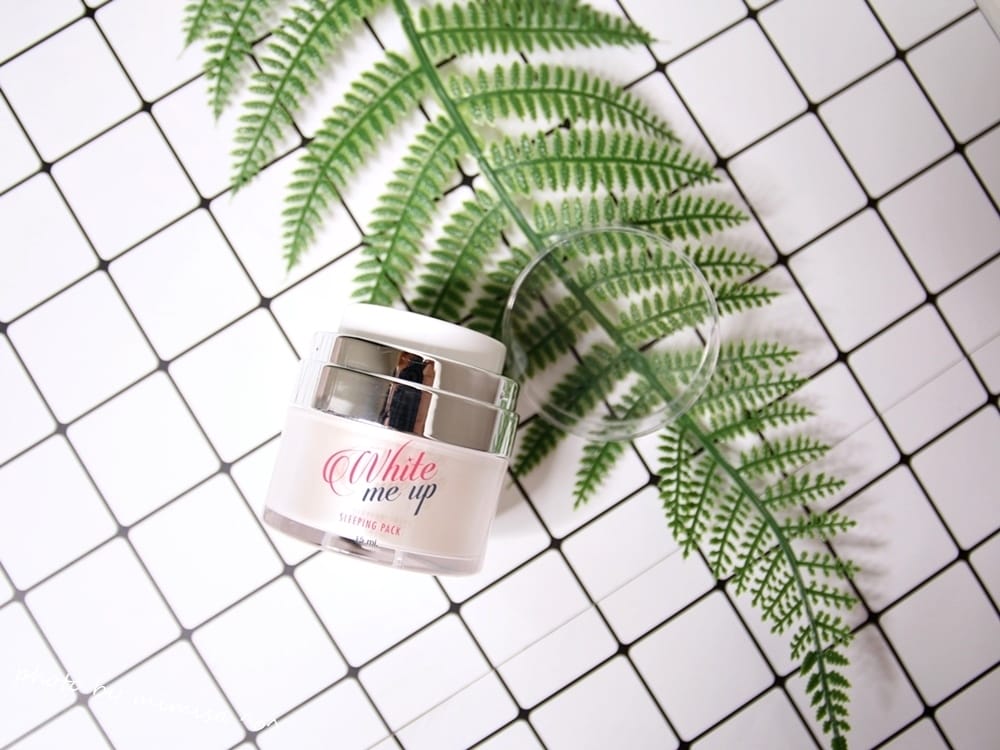 [保養] 泰國 MALISSA KISS 還我嫩白晚安面膜。睡醒即擁有閃亮亮的美肌模式