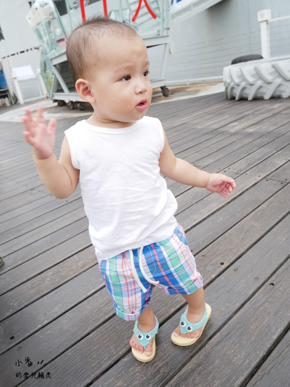 [BABY] Huhu夏季穿搭第2集。But是去年1歲多的夏季~