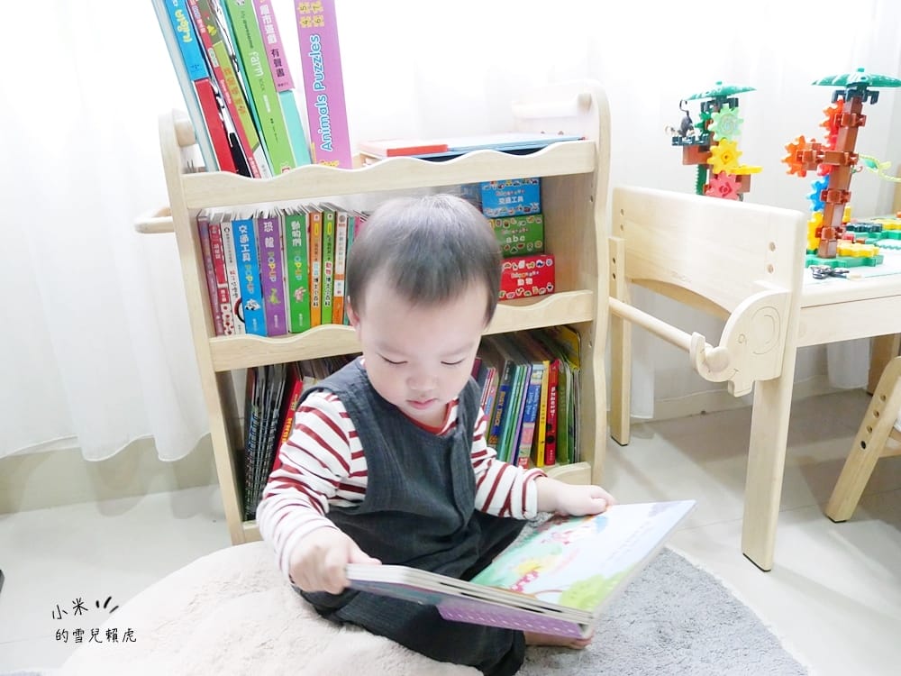 [BABY] MesaSilla幼兒實木家具。養成寶寶閱讀的好習慣~