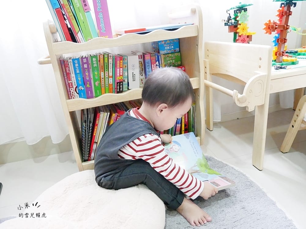 [BABY] MesaSilla幼兒實木家具。養成寶寶閱讀的好習慣~