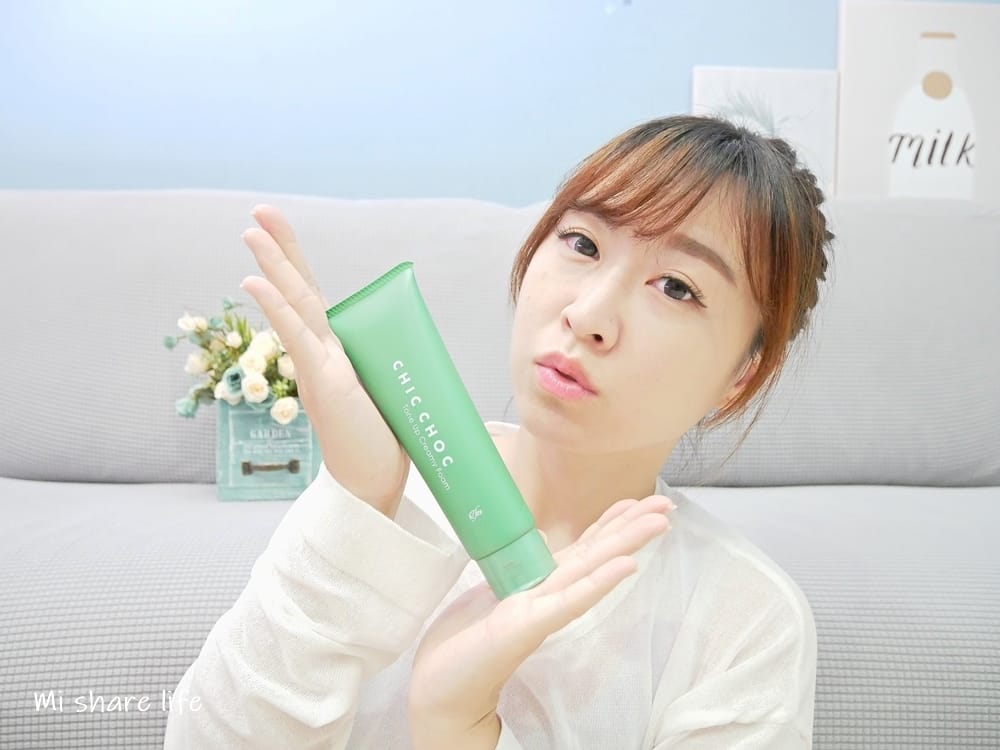 C CHOC植萃舒活洗顏皂霜-使用後 C CHOC植萃舒活洗顏皂霜-使用後